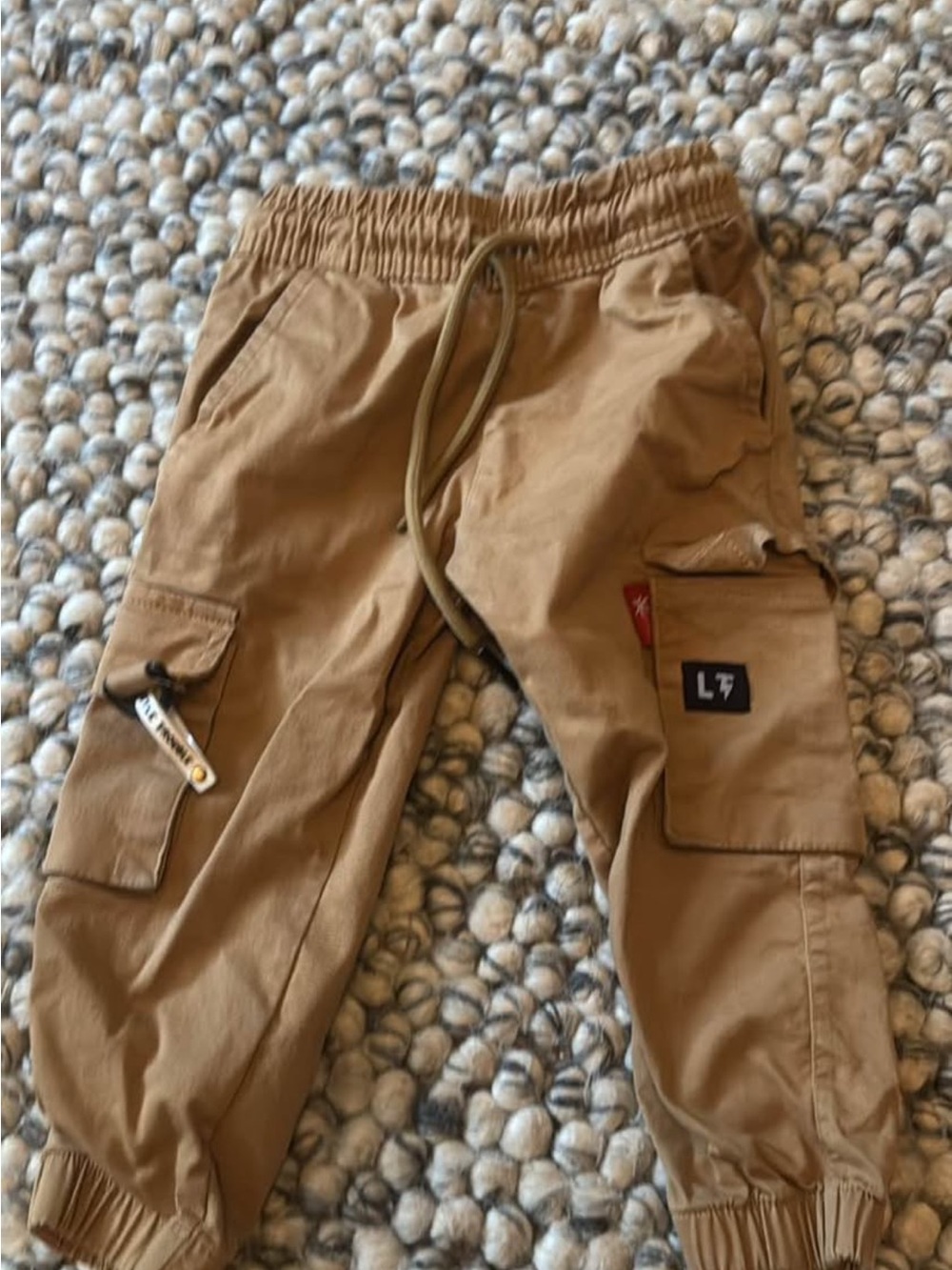 Kids Cargo Jogger Jeans in Tan – Rugged Everyday Pants